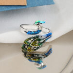 Stylevoa Explosive Accessories Creative Opening Knitting Sweater Ring - Image 9