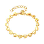 Stylevoa Heart Leaves Chain  Bracelets for Women - Image 5