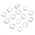 Stylevoa Silver Combination Ring Set - Image 3