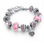 Stylevoa Crystal Beads Bracelets & Bangles Snake Chain Charm Bracelets For Women Jewellery - Image 2