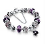 Stylevoa Crystal Beads Bracelets & Bangles Snake Chain Charm Bracelets For Women Jewellery - Image 3