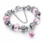 Stylevoa Crystal Beads Bracelets & Bangles Snake Chain Charm Bracelets For Women Jewellery - Image 4