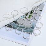 Stylevoa Silver Combination Ring Set - Image 5