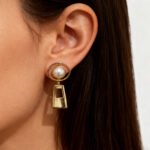 Stylevoa Pearl Earrings-1089 - Image 3