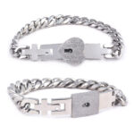 Stylevoa Fashion Jewelry Titanium Steel Couple Love Lock, Bracelet, Key Set, Necklace - Image 10