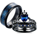 Stylevoa Crown Love Sapphire Female Ring - Image 2