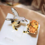 Stylevoa Women's Fashion Saint Mary's Hummingbird Ring - Image 6