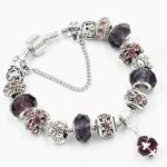 Stylevoa Crystal Beads Bracelets & Bangles Snake Chain Charm Bracelets For Women Jewellery - Image 5